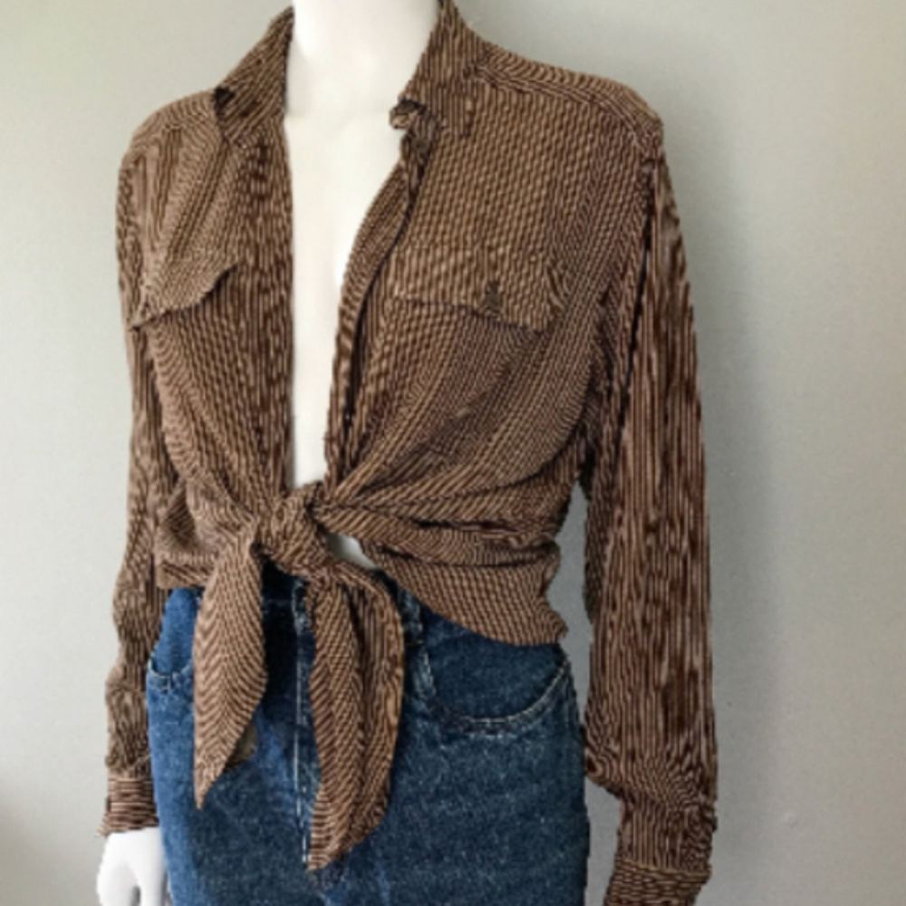 Chaus Vintage Button Down Blouse